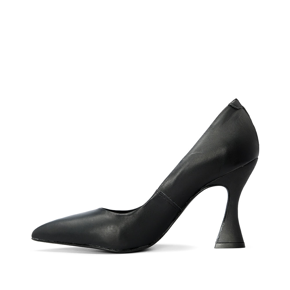Sapato Salto Alto Mulher Pele Preto