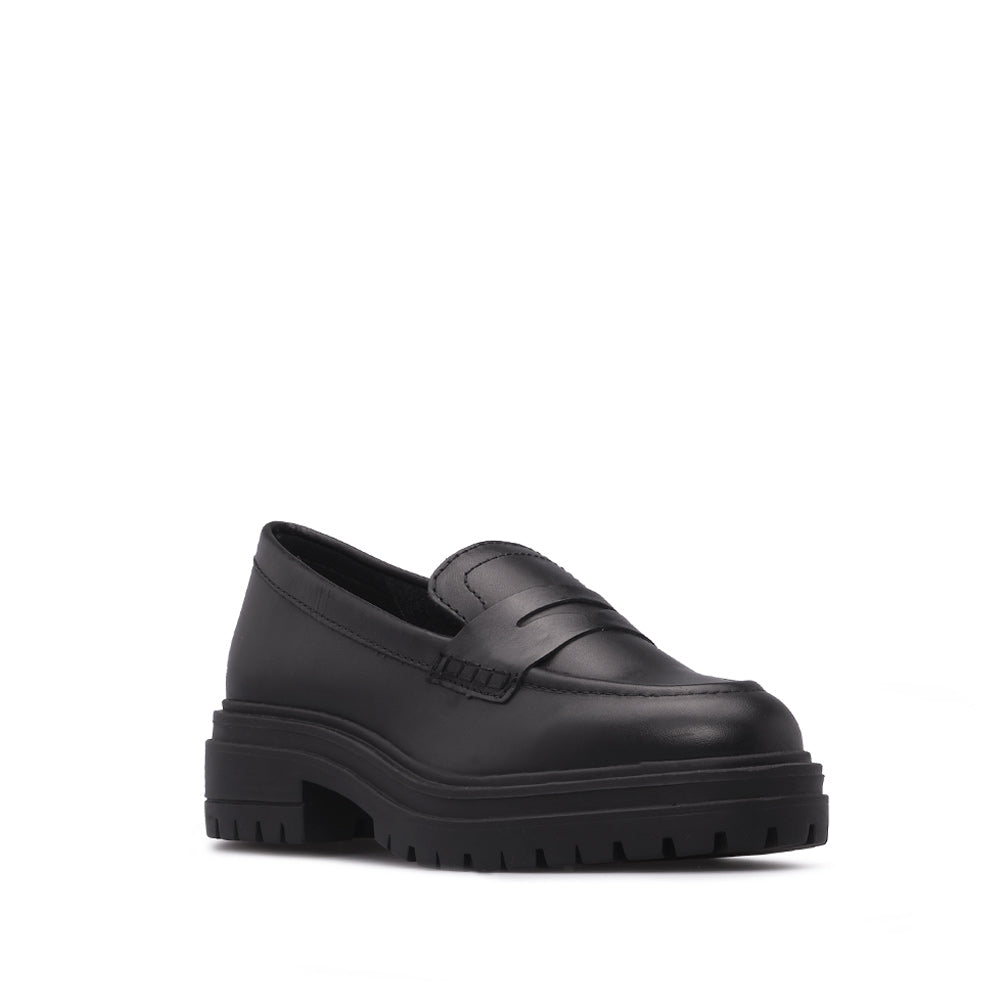 Sapato Mocassim Mulher Pele Preto