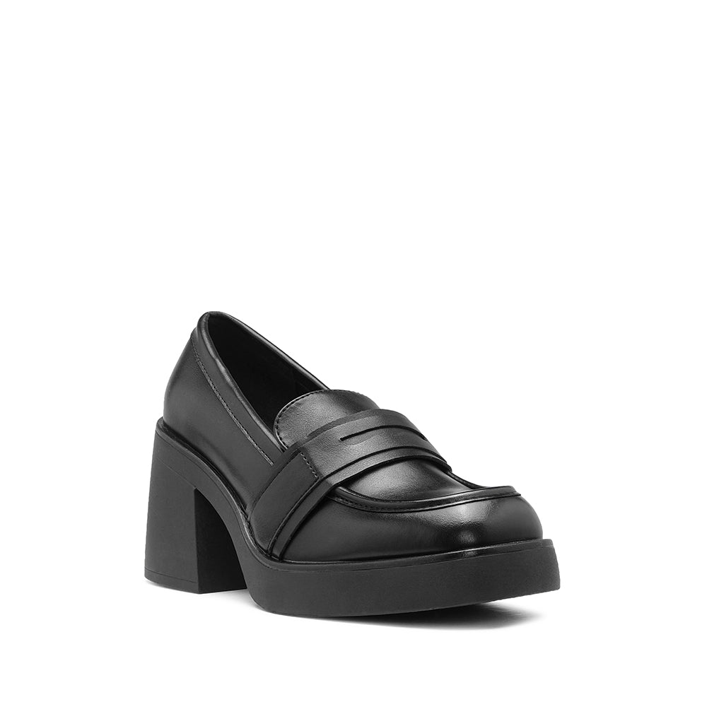 Sapato Salto Alto Mulher Pele Preto