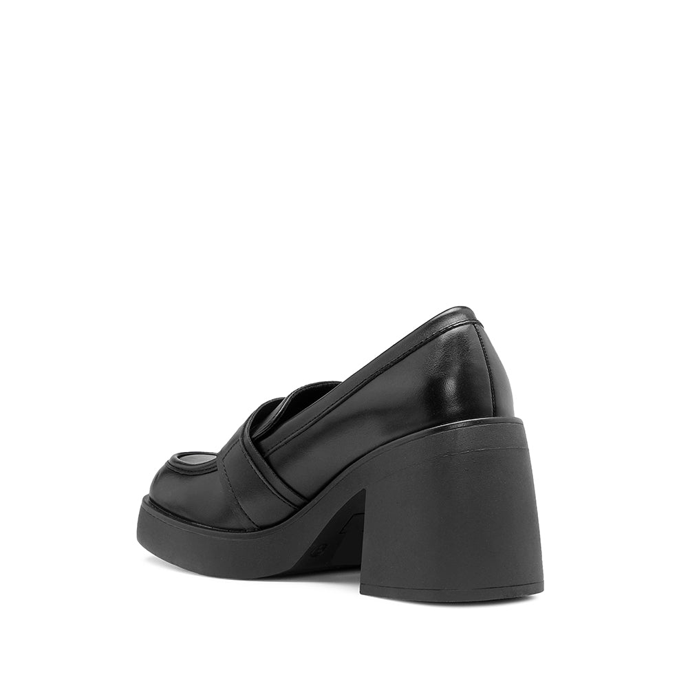 Sapato Salto Alto Mulher Pele Preto