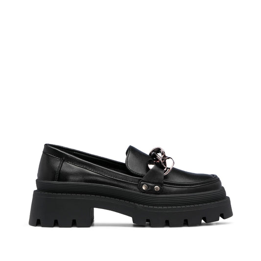 Sapato Mocassim Mulher Pele Preto
