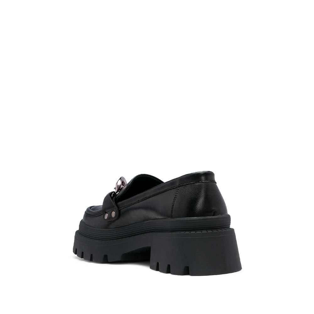 Sapato Mocassim Mulher Pele Preto