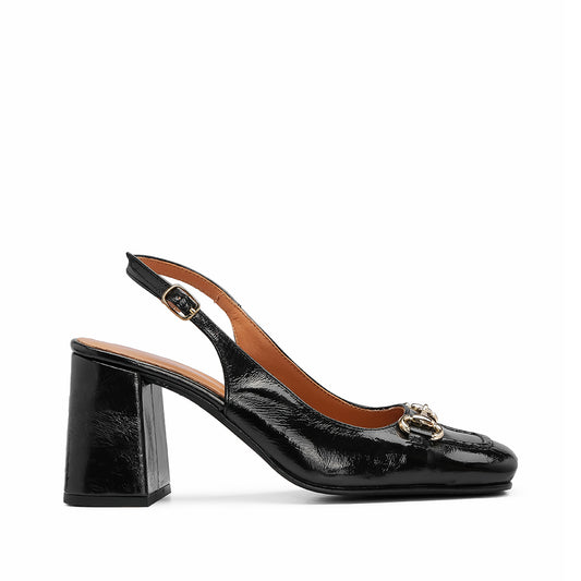 Sapato Salto Alto Mulher Verniz Preto