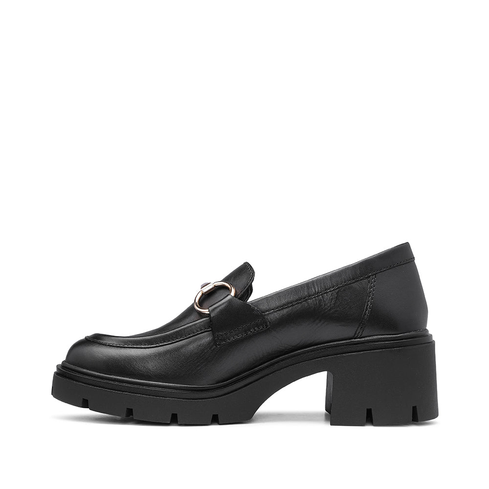 Sapato Salto Médio Mulher Pele Preto
