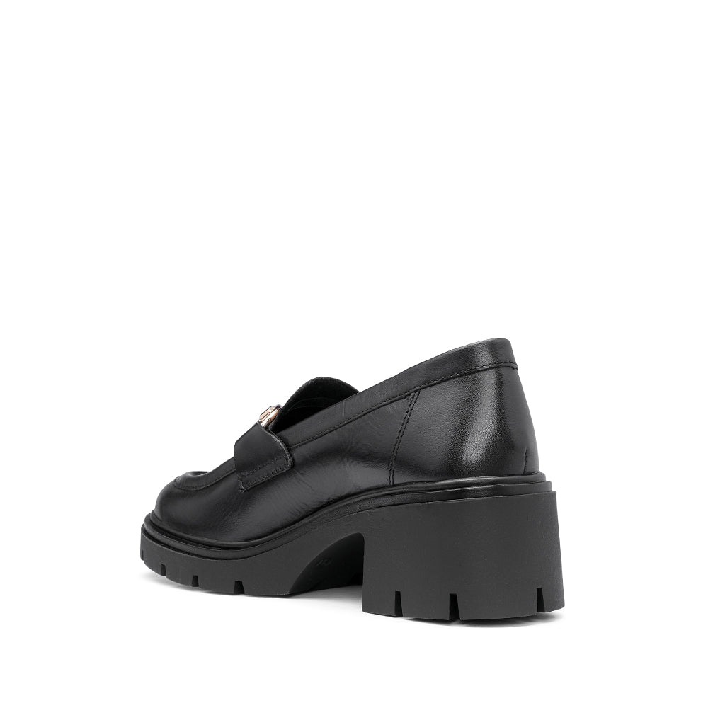 Sapato Salto Médio Mulher Pele Preto