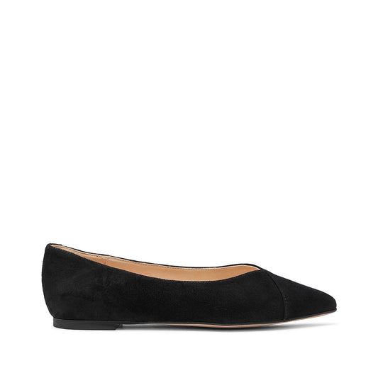 Sapato Sabrinas Mulher Camurça Preto