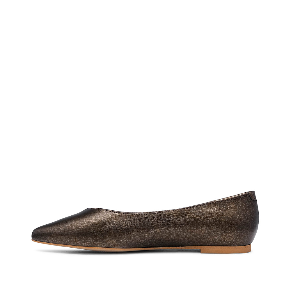 Sapato Sabrinas Mulher Metalizado Bronze