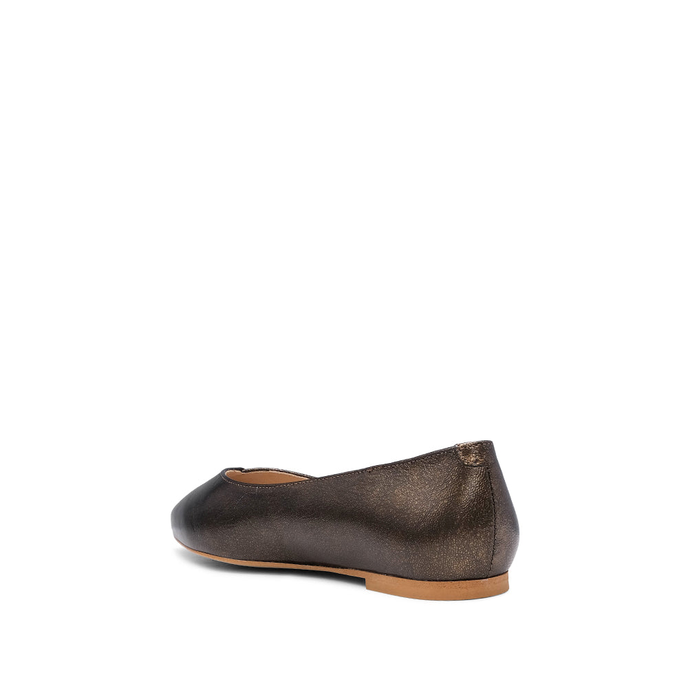 Sapato Sabrinas Mulher Metalizado Bronze