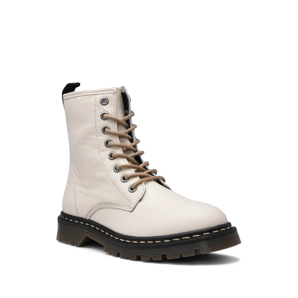 Botim Militar Mulher Pele Bege