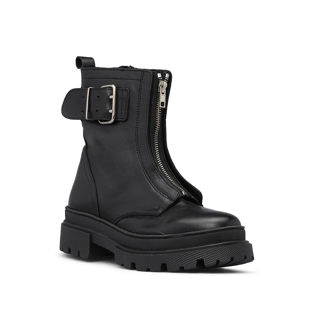 Botim Militar Mulher Pele Preto