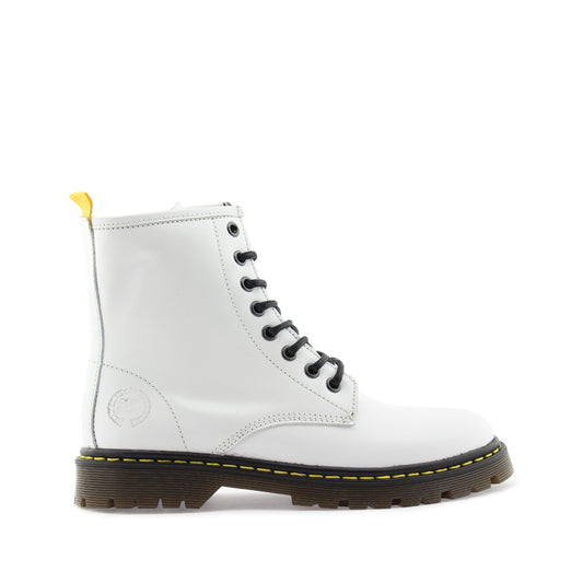 Botim Militar Mulher Polido Branco