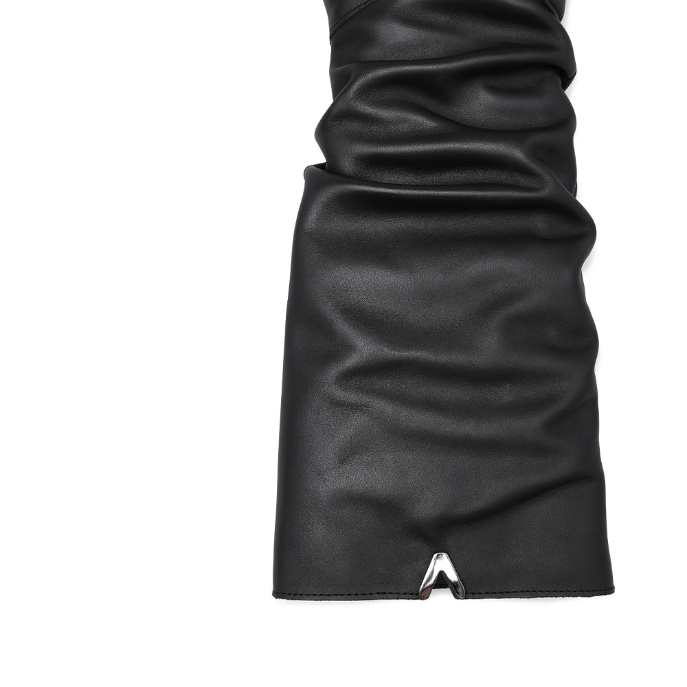 Bota Salto Médio Mulher Pele Preto