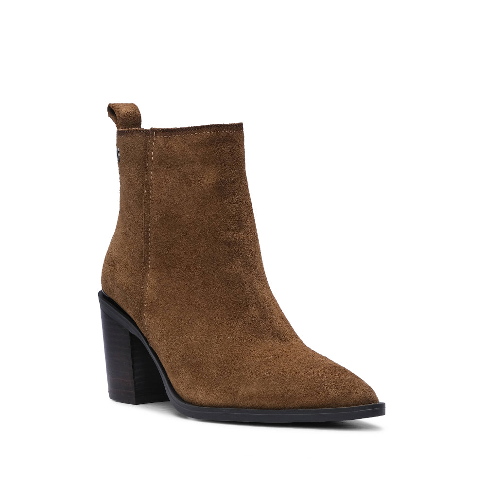 Bota Clássico Mulher Camurça Camel