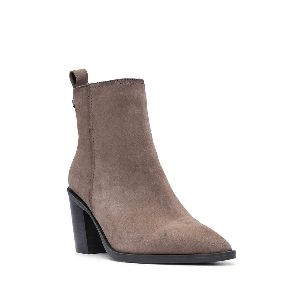 Bota Clássico Mulher Camurça Taupe