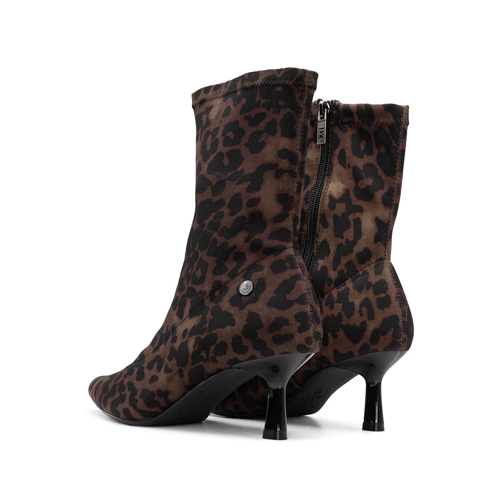 Botim Salto Médio Mulher Leopardo