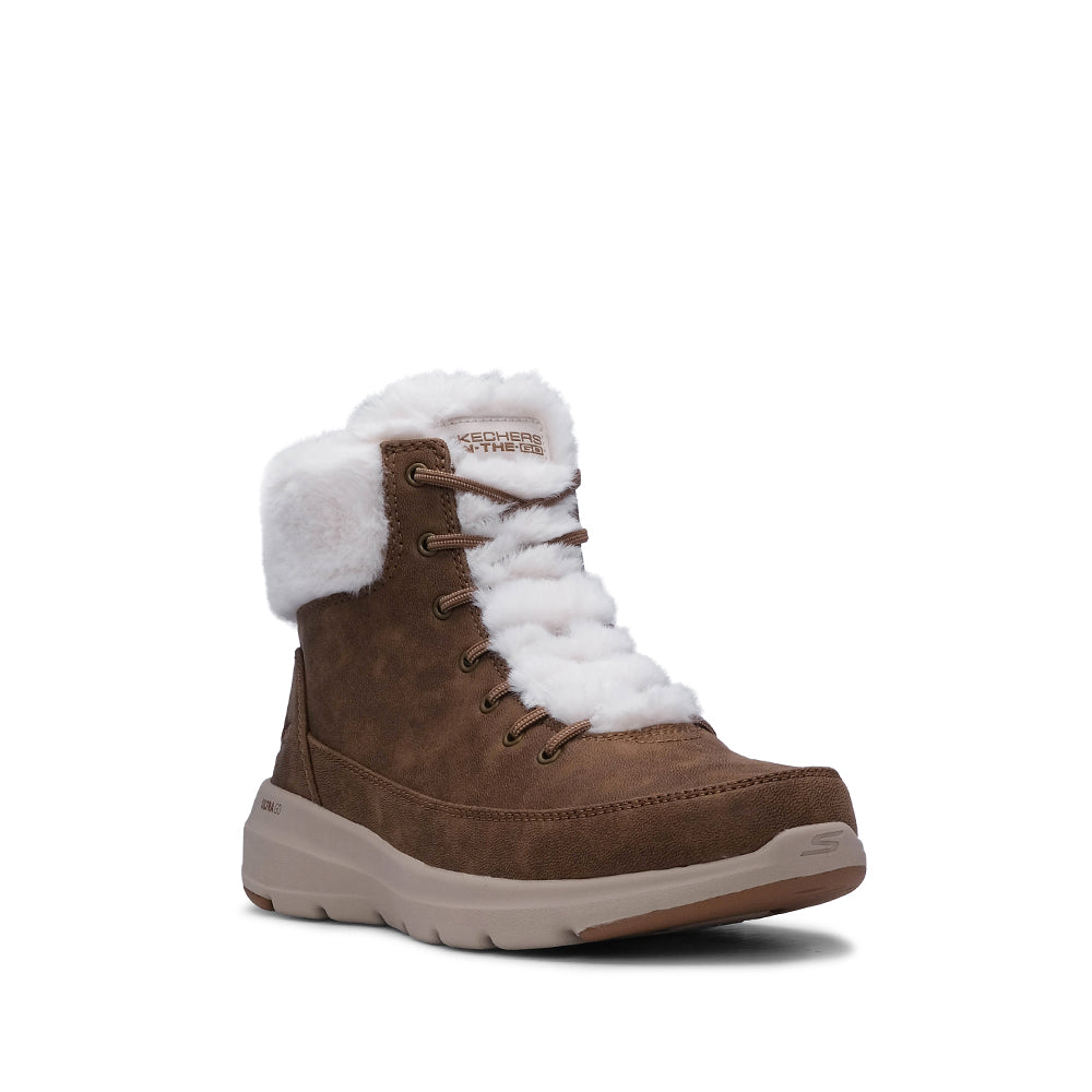 Bota Casual Mulher Pele Sintética Camel