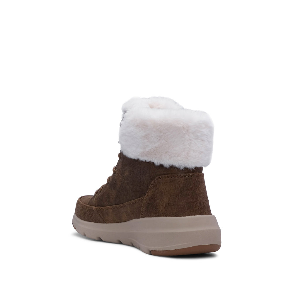 Bota Casual Mulher Pele Sintética Camel