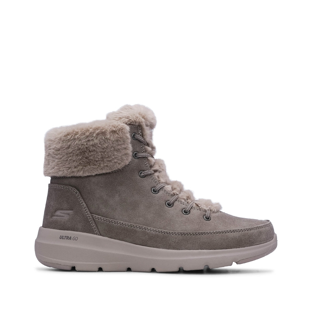 Bota Casual Mulher Pele Sintética Taupe