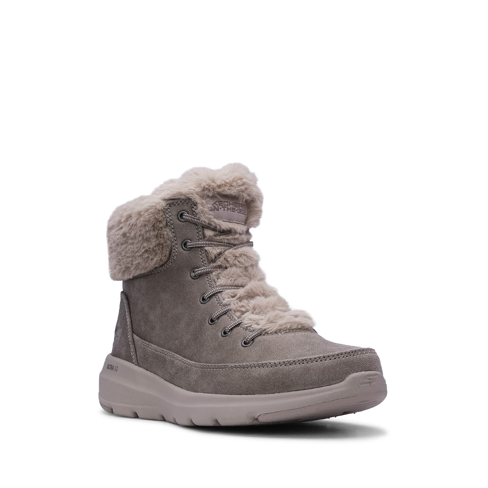 Bota Casual Mulher Pele Sintética Taupe