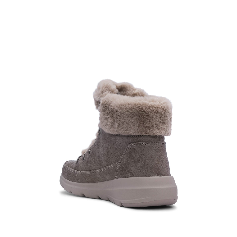 Bota Casual Mulher Pele Sintética Taupe