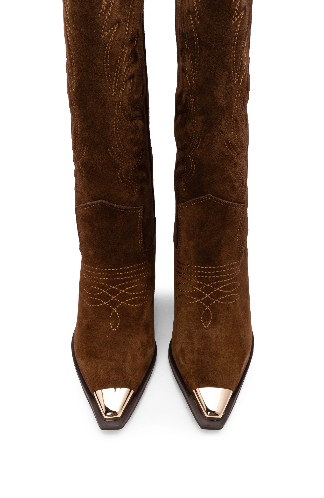 Bota Texana Mulher Camurça Camel