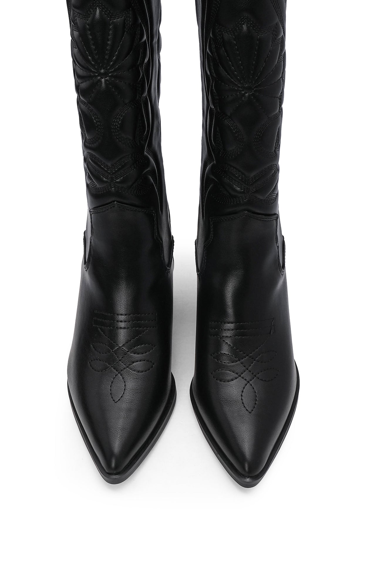 Bota Texana Mulher Preto