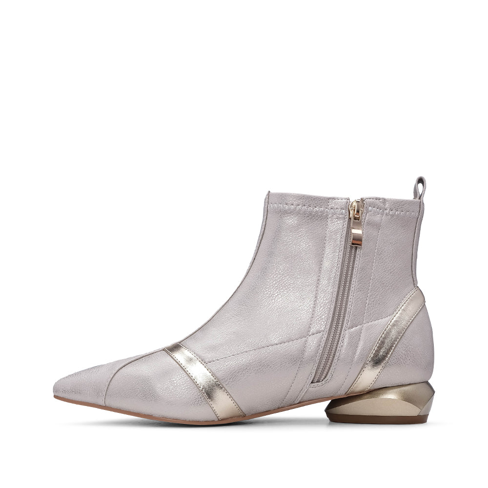 Botim Casual Mulher Pele Dourado