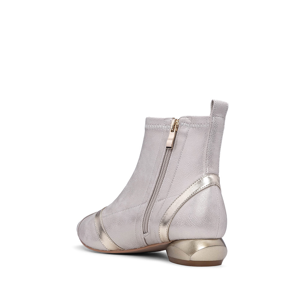 Botim Casual Mulher Pele Dourado