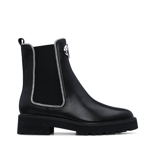 Botim Casual Mulher Pele Sintética Preto