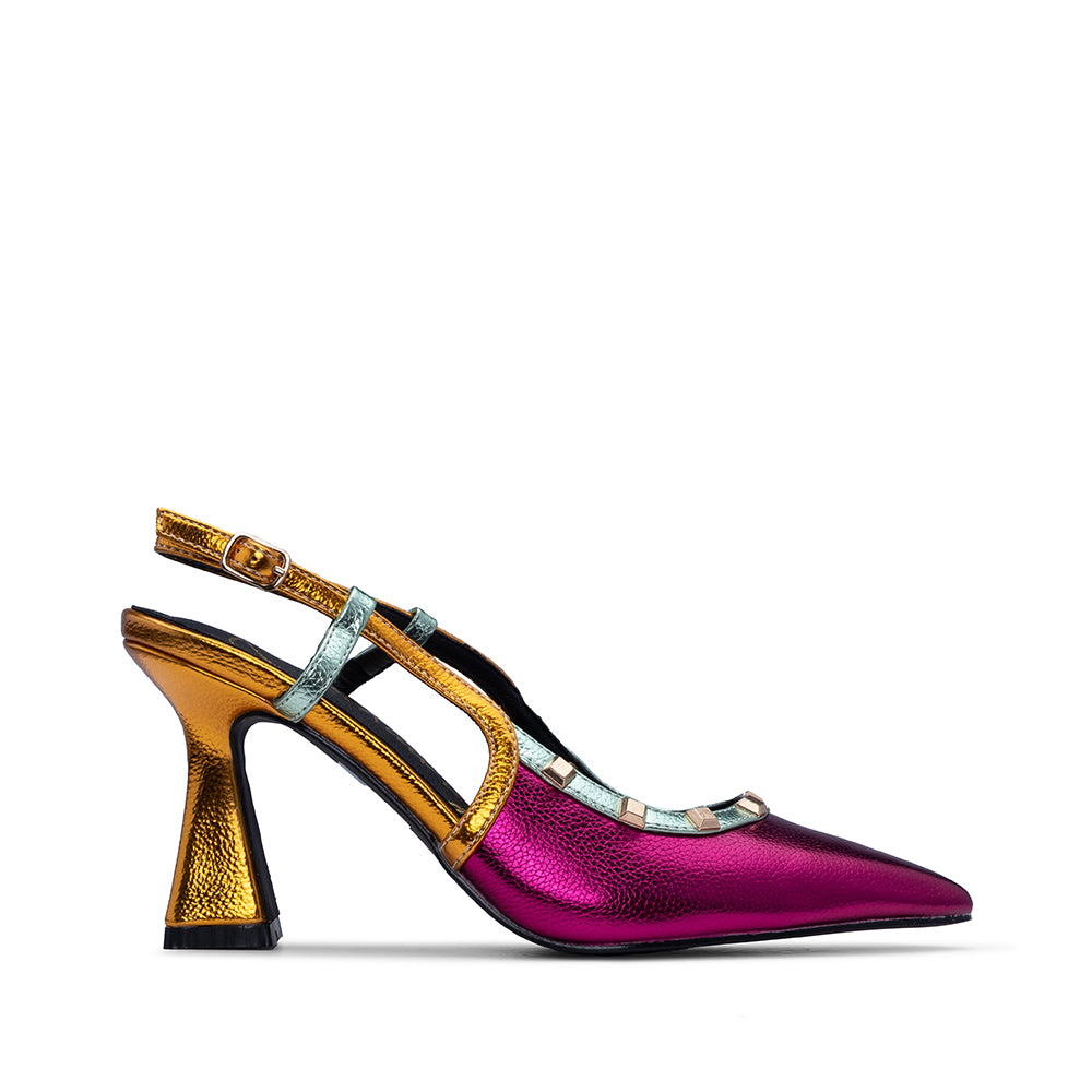 Sapato Salto Alto Mulher Multicolor – Manuel Alves