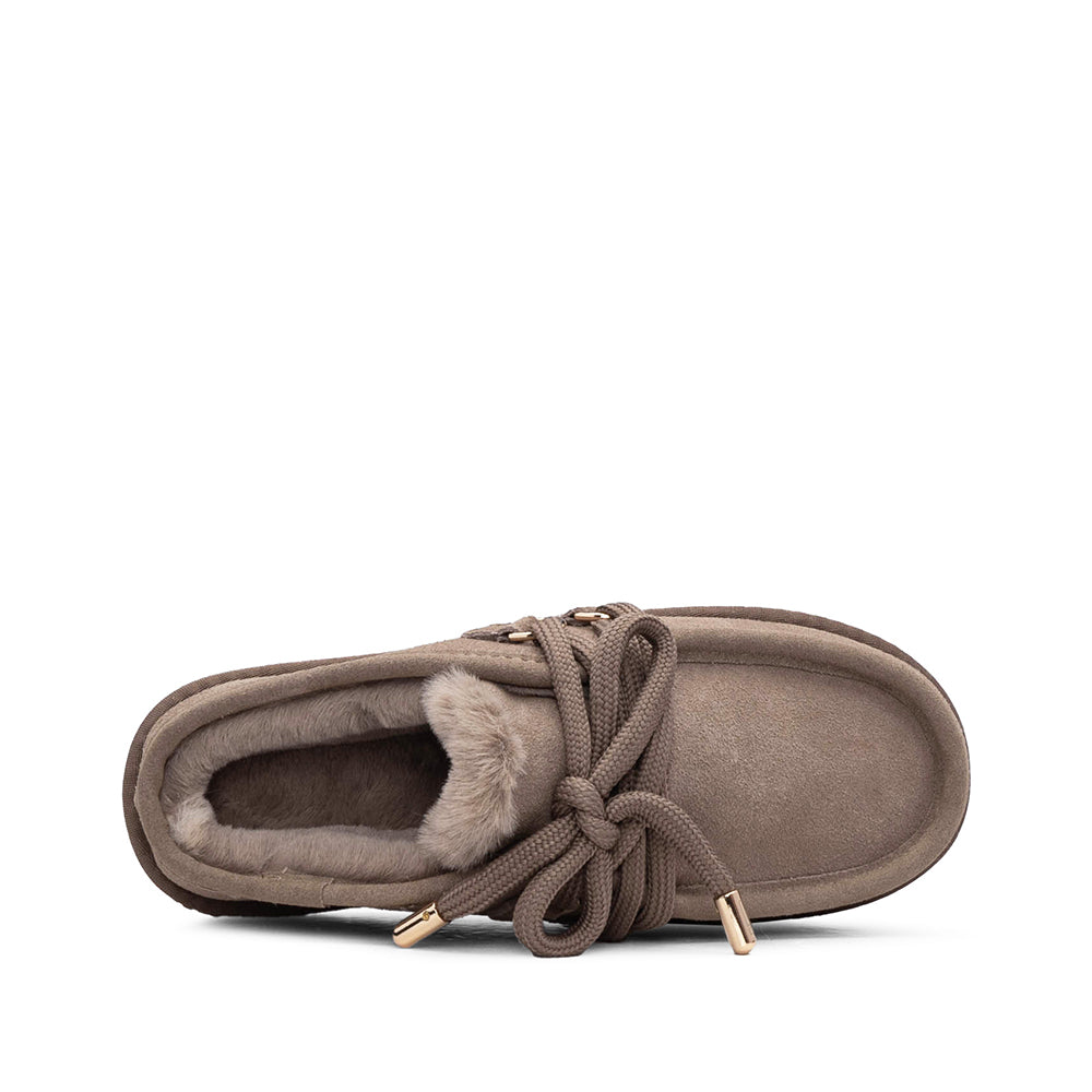 Soca Casual Mulher Camurça Taupe