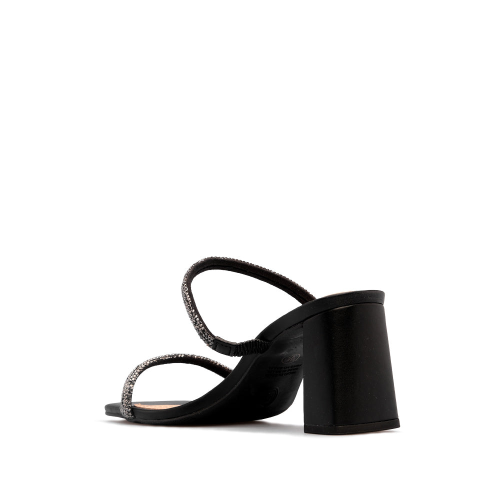 Soca Salto Alto Mulher Fantasia Preto