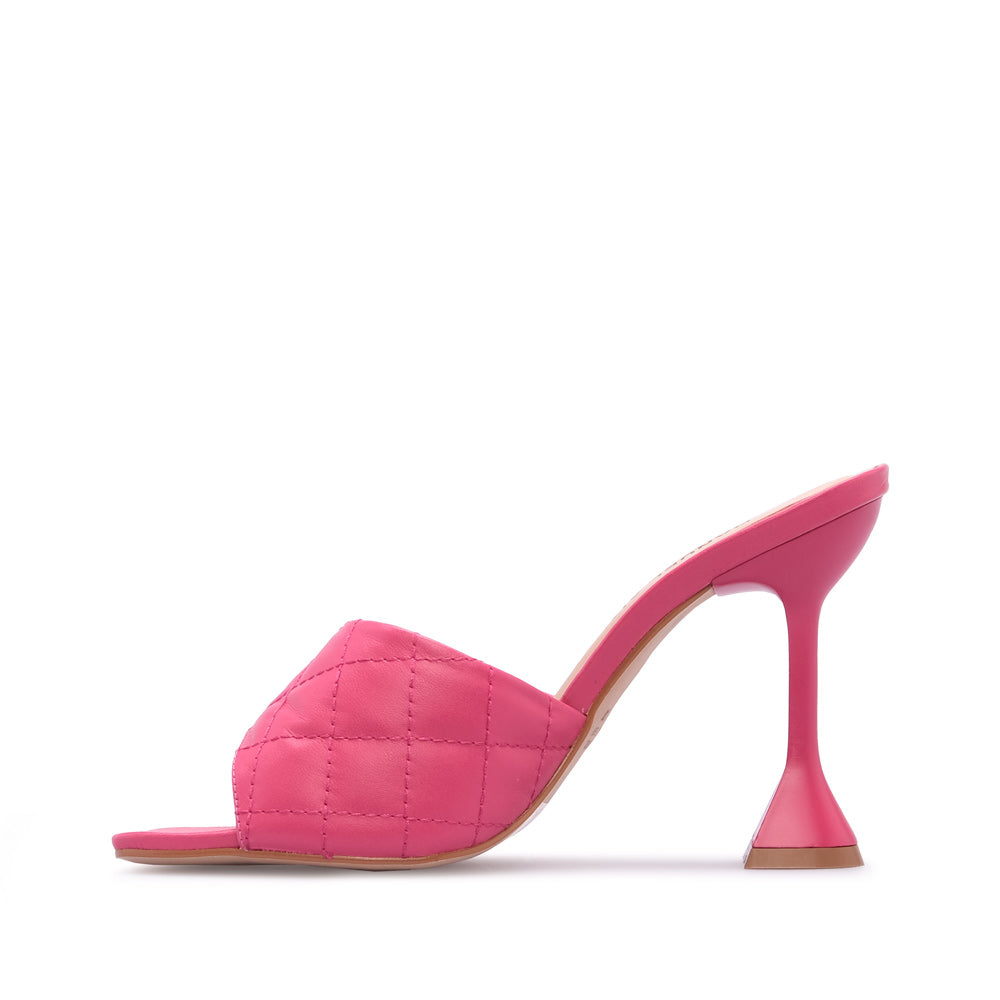 Soca Salto Alto Mulher Pele Fuxia