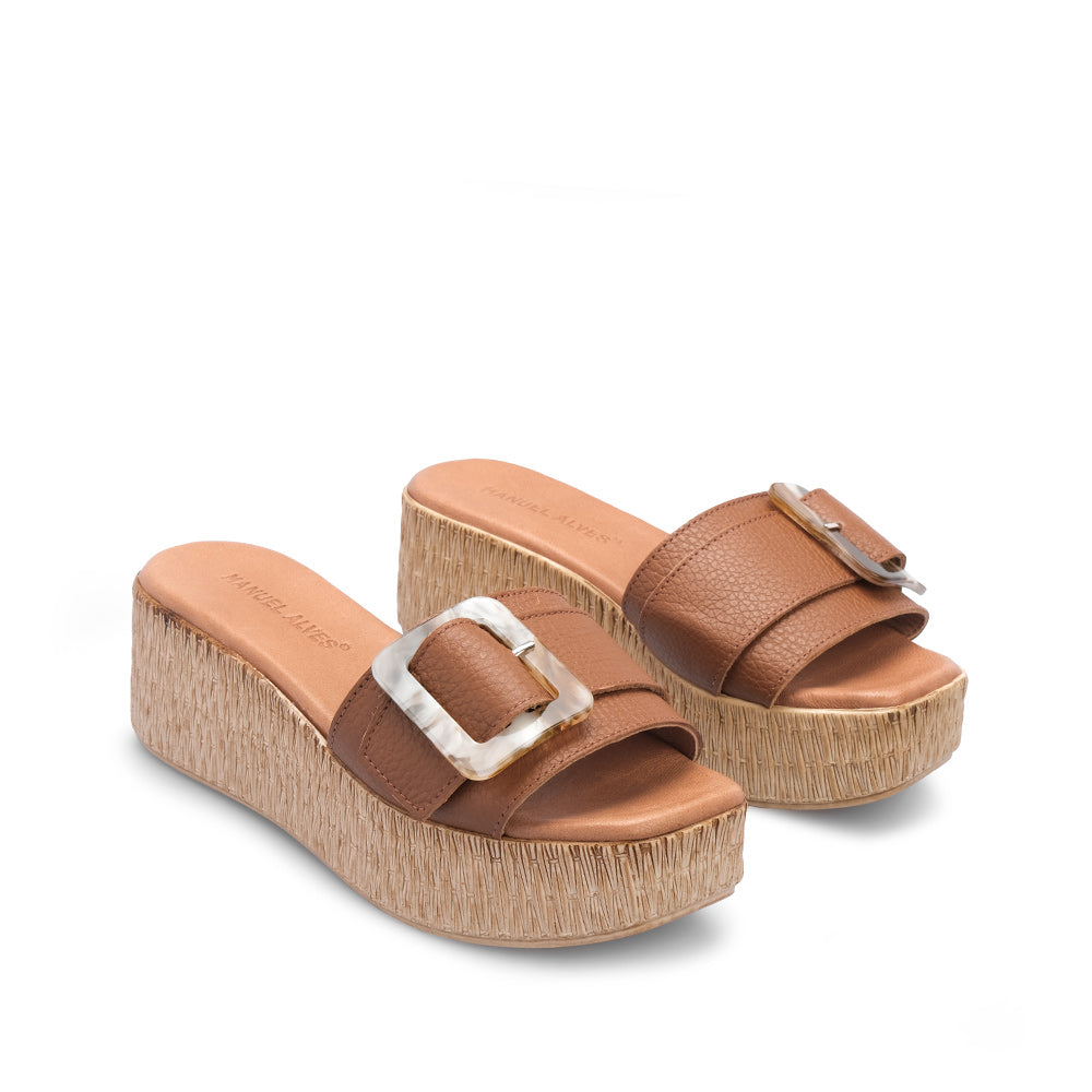 Soca Salto Cunha Mulher Pele Camel