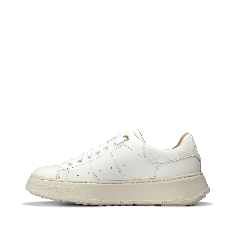 Sapatilha Casual Mulher Pele Branco