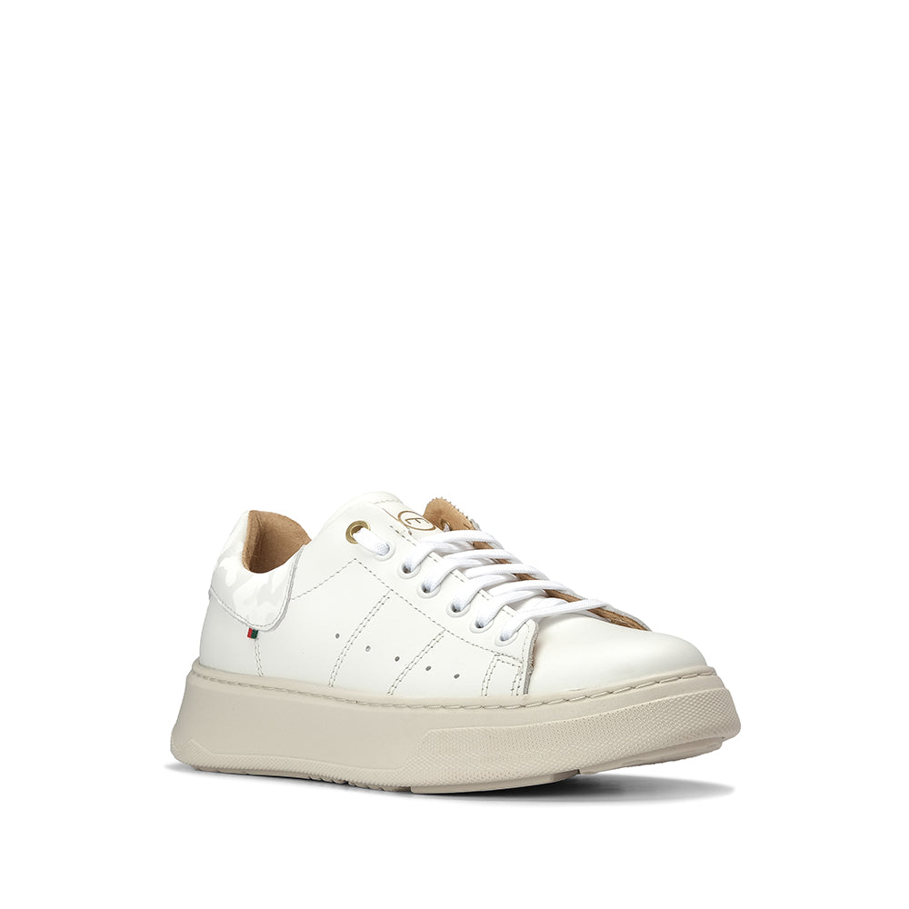 Sapatilha Casual Mulher Pele Branco