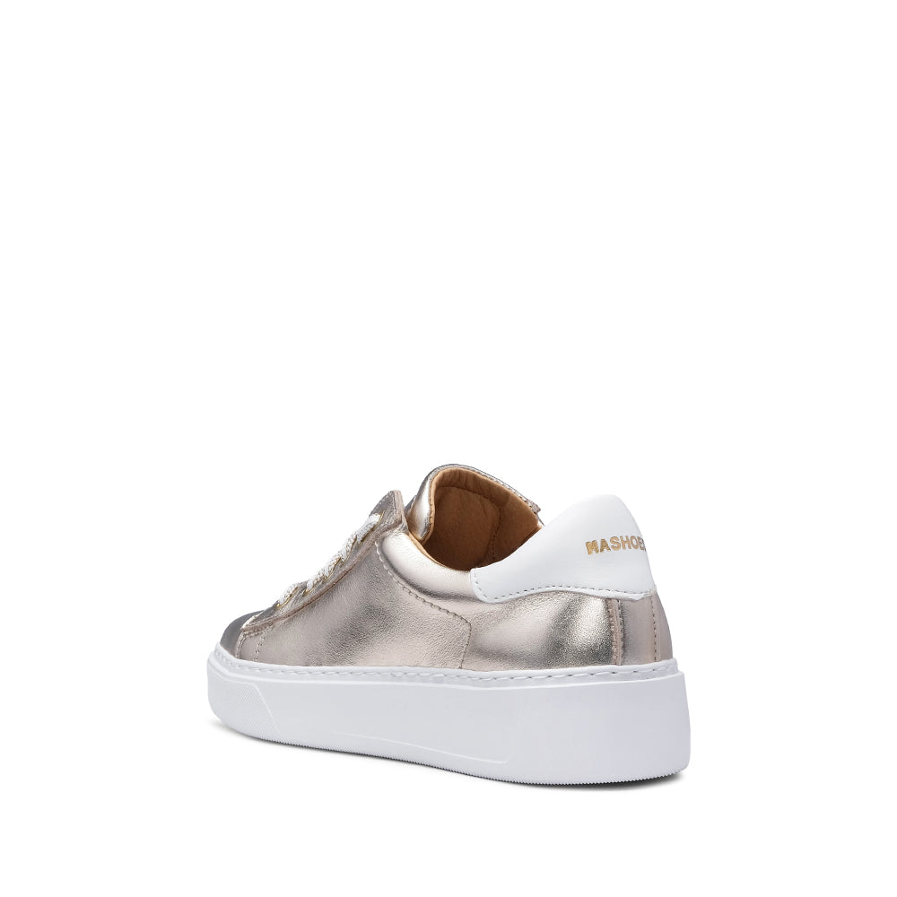 Sapatilha Casual Mulher Pele Champagne