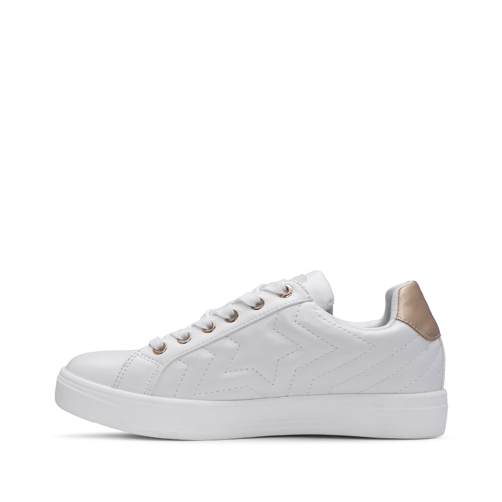 Sapatilha Casual Mulher Pele Sintética Branco