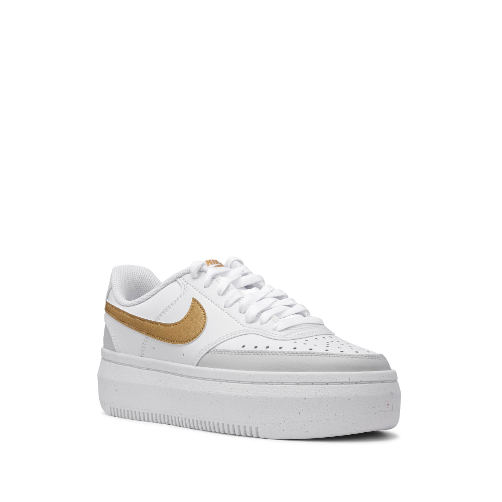 Sapatilha Casual Mulher Court Vision High Bege