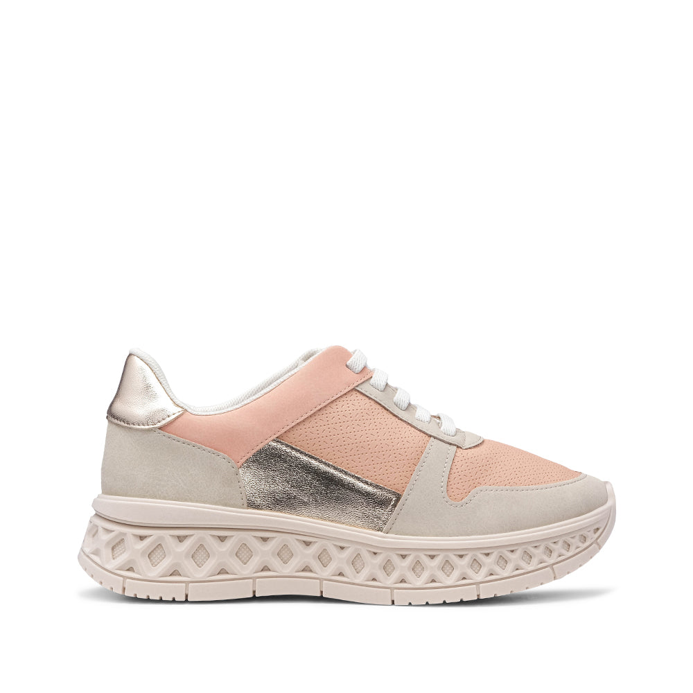 Sapatilha Casual Mulher Camurça Rosa