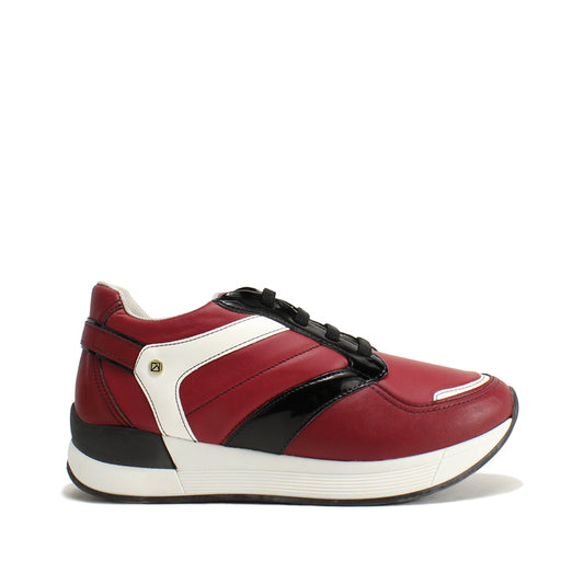 Sapatilha Casual Mulher Pele Sintética Bordeaux