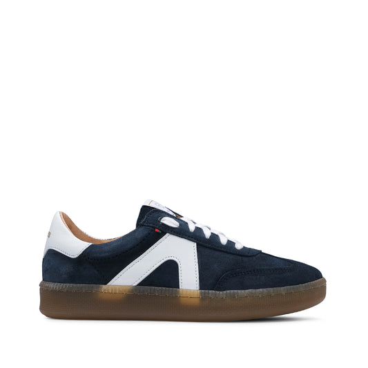 Sapatilha Casual Mulher Camurça Azul Petroleo