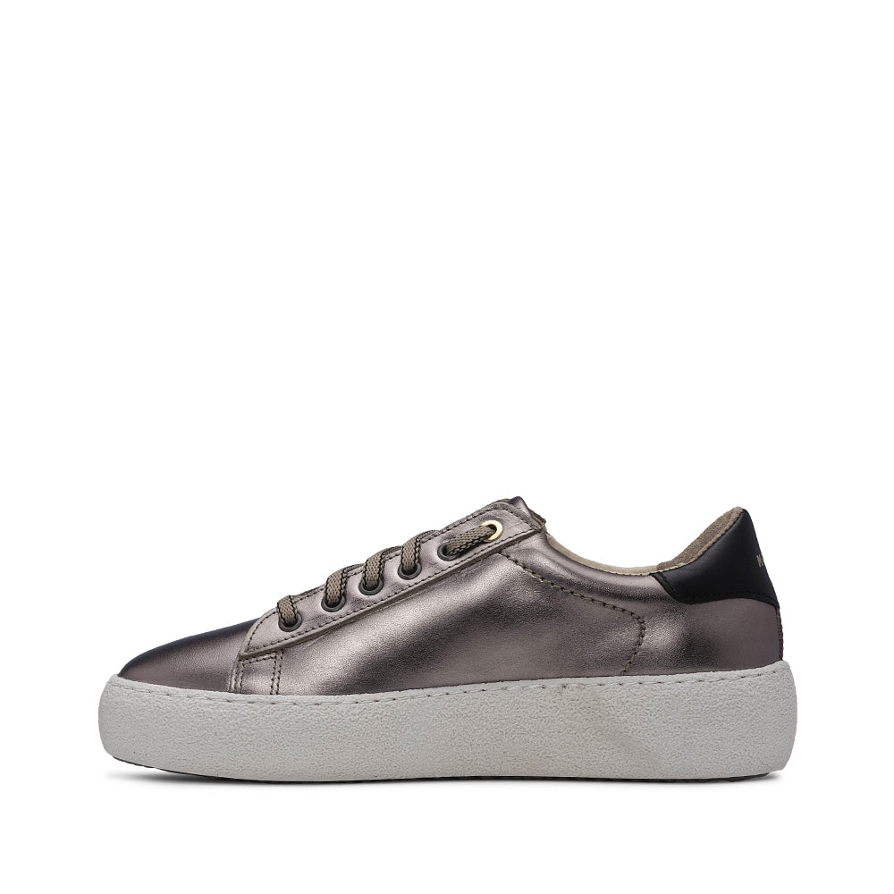 Sapatilha Casual Mulher Metalizado Bronze
