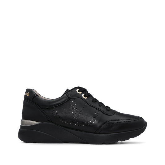 Sapatilha Casual Mulher Pele Preto
