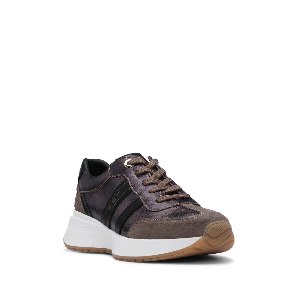 Sapatilha Casual Mulher Metalizado Bronze
