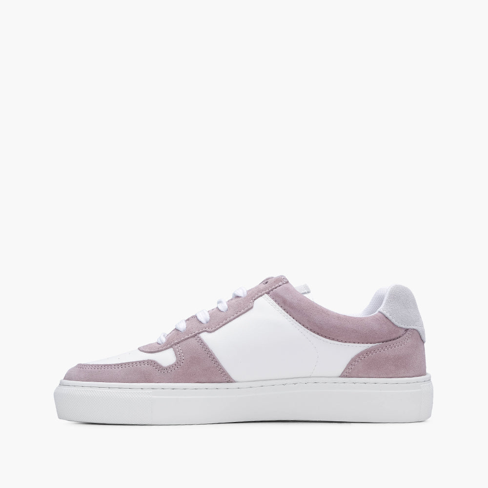 Sapatilha Casual Mulher Camurça Rosa