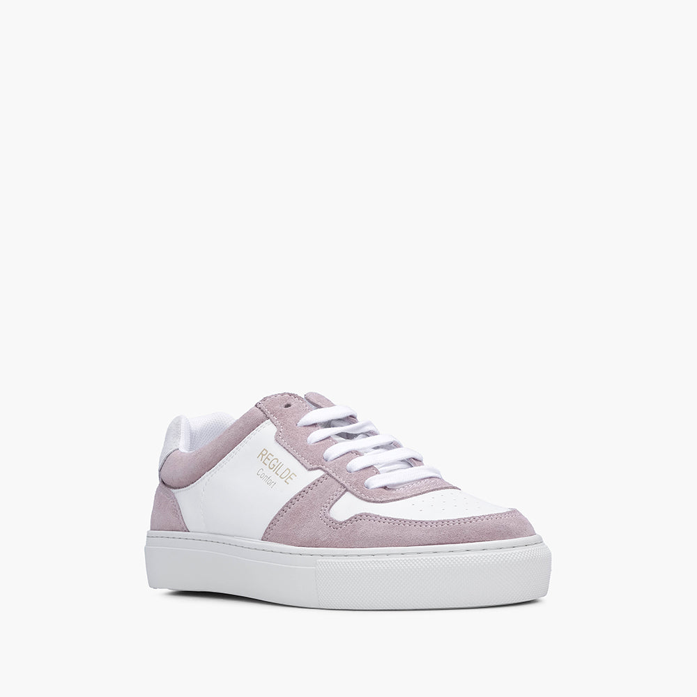 Sapatilha Casual Mulher Camurça Rosa