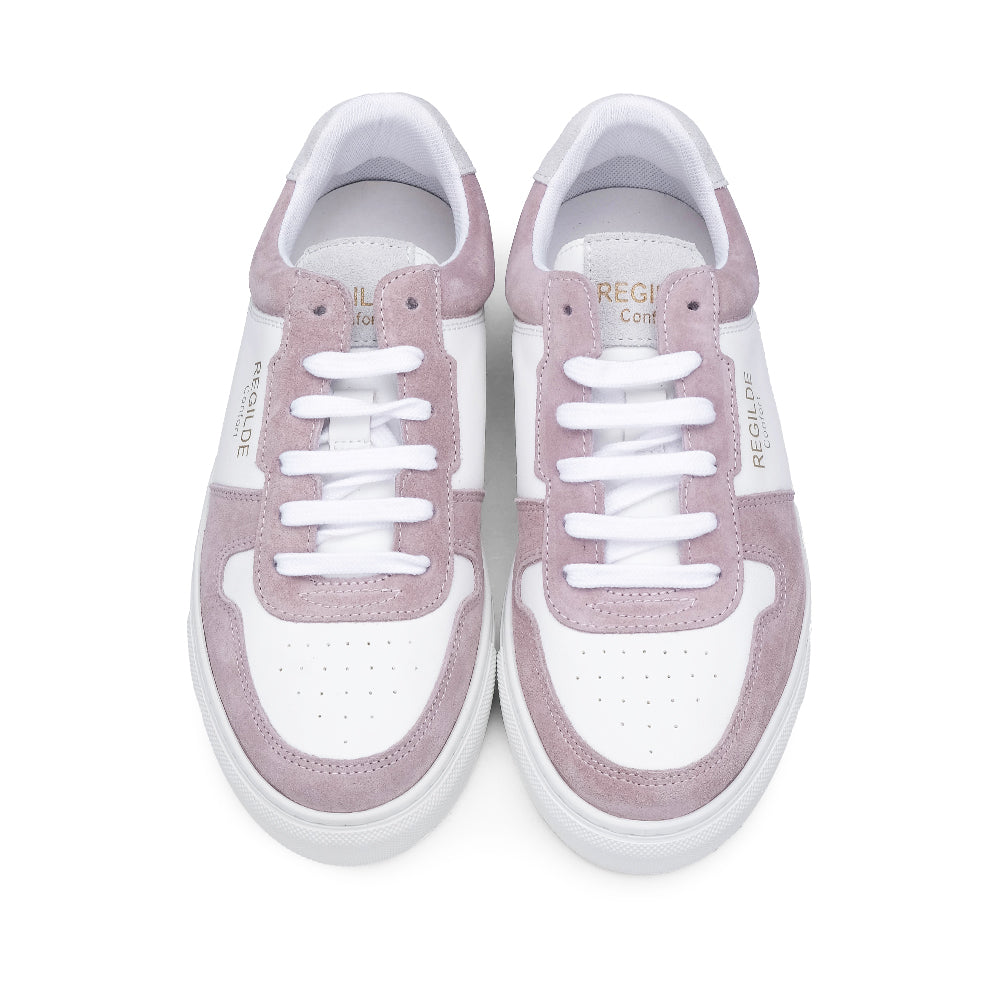 Sapatilha Casual Mulher Camurça Rosa