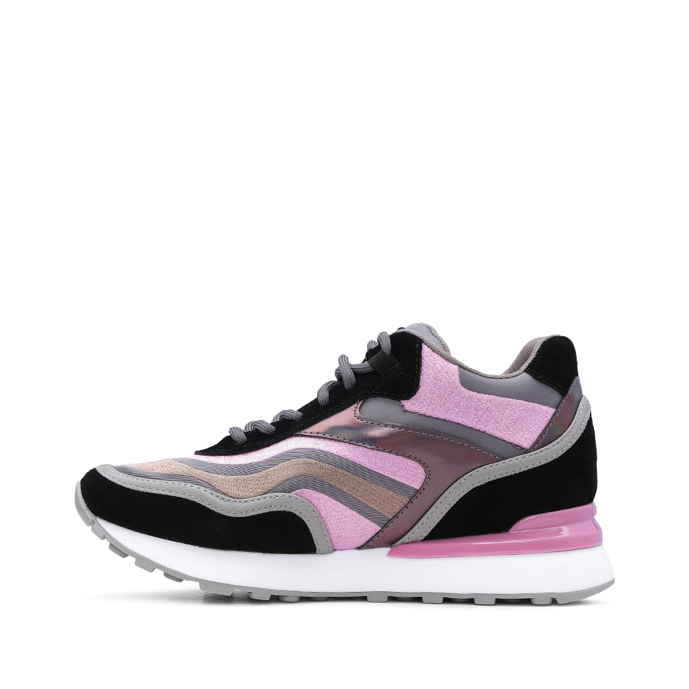 Sapatilha Casual Mulher Camurça Rosa