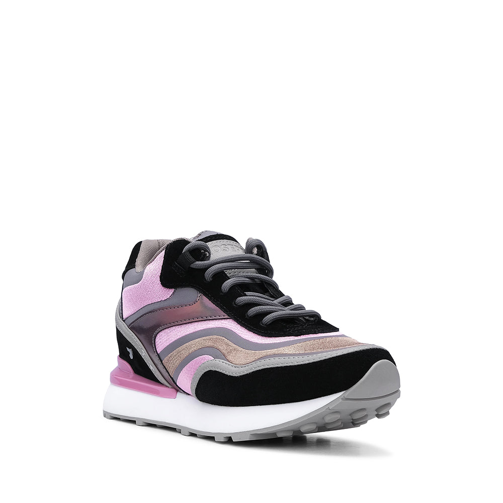 Sapatilha Casual Mulher Camurça Rosa